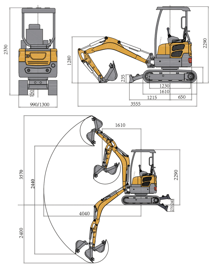 SHANBO SH20 Mini Crawler Excavator